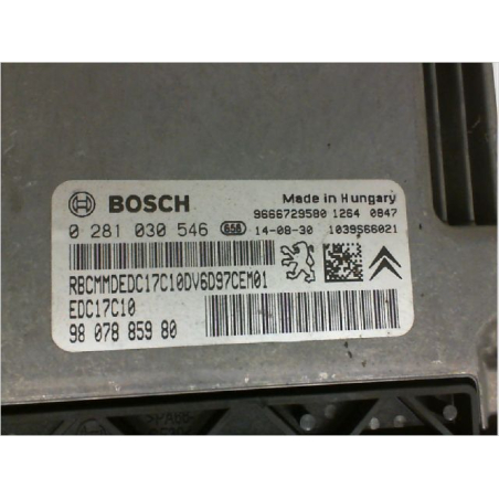 Calculateur moteur occasion CITROEN C4 II Phase 1 - 1.6 HDI 90ch