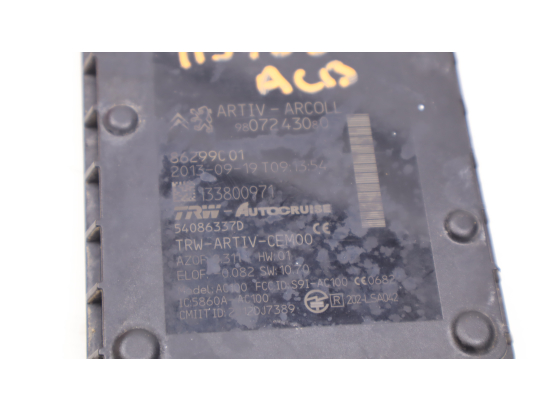 CAPTEUR AIDE STATIONNEMENT AV