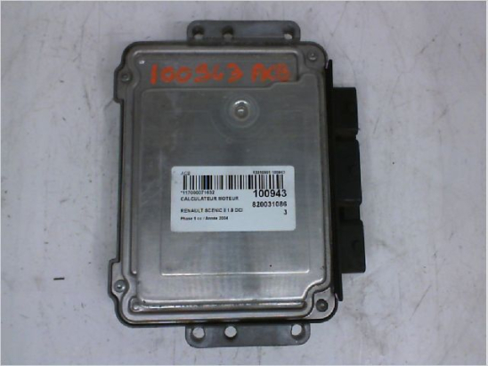 Calculateur moteur occasion RENAULT SCENIC II Phase 1 - 1.9 DCI 120ch