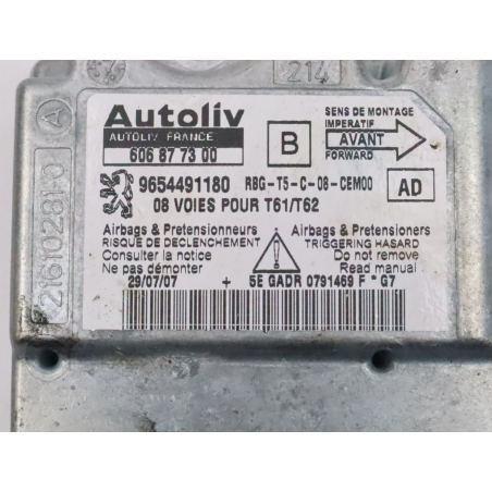 Boitier pyrotechnique occasion PEUGEOT 307 Phase 2 - 1.6 HDI 16v 90ch