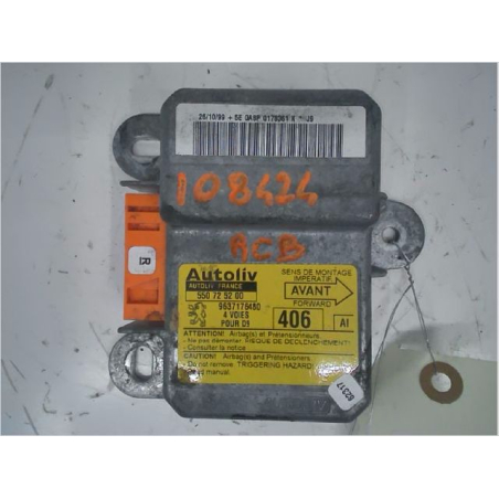 Boitier pyrotechnique occasion PEUGEOT 406 Phase 2 BREAK - 2.0 HDI 110ch