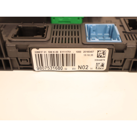 Platine fusible habitacle (BSI) occasion PEUGEOT 208 Phase 2 - 1.6 BLUE HDI 75ch