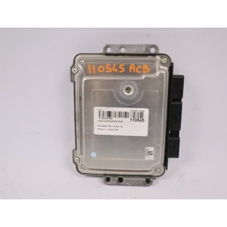 Calculateur moteur occasion PEUGEOT 307 Phase 2 - 1.6 HDI 16v 90ch