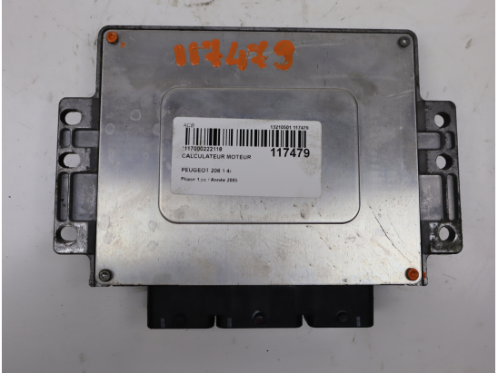 Calculateur moteur occasion PEUGEOT 206 Phase 1 - 1.4i