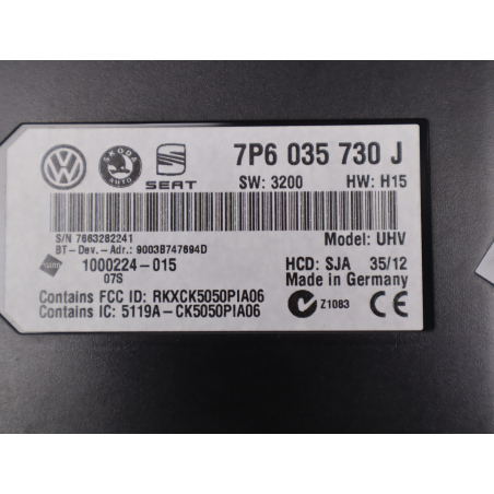 Module téléphone occasion VOLKSWAGEN GOLF PLUS phase 2 - 1.6 TDI 105ch