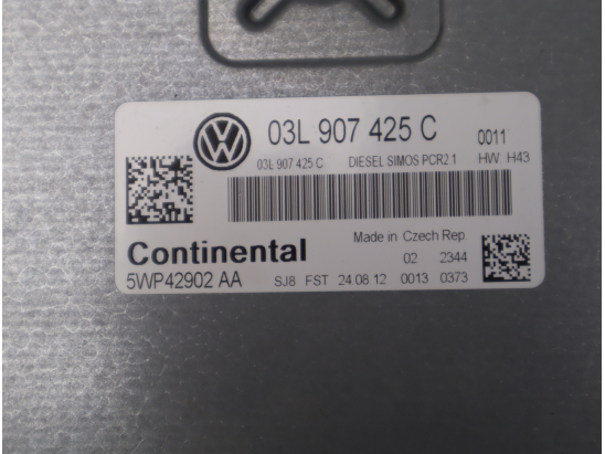 Calculateur moteur occasion VOLKSWAGEN GOLF PLUS phase 2 - 1.6 TDI 105ch