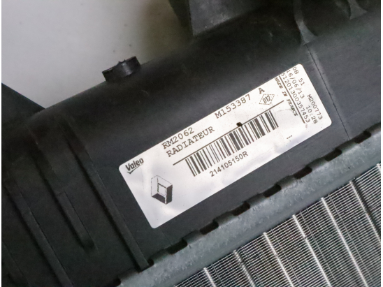 Radiateur occasion RENAULT MEGANE III Phase 2 - 1.2 TCE 115ch