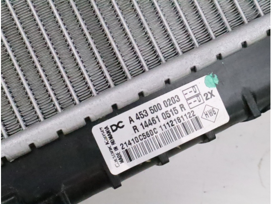 Radiateur occasion RENAULT TWINGO III Phase 1 - 0.9 TCE 12v 90ch