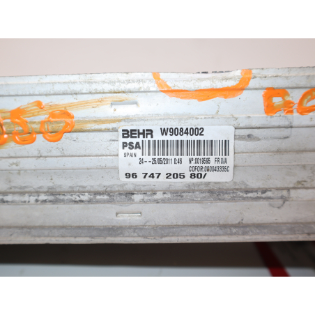 Echangeur air occasion PEUGEOT 308 I CC phase 2 - 2.0 HDI 160ch