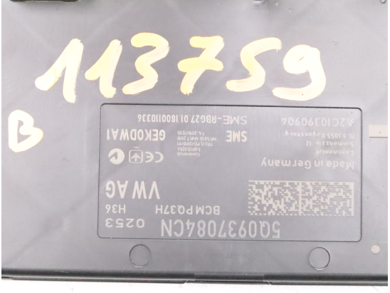 Module de confort occasion VOLKSWAGEN GOLF VII Phase 2 - 1.0 TSI 110ch