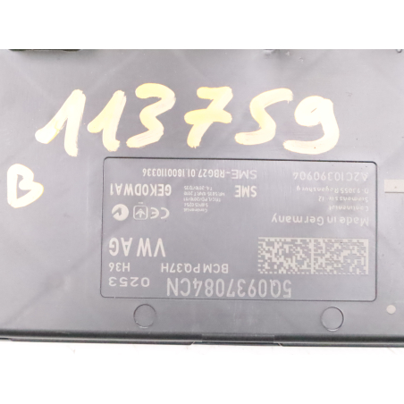 Module de confort occasion VOLKSWAGEN GOLF VII Phase 2 - 1.0 TSI 110ch