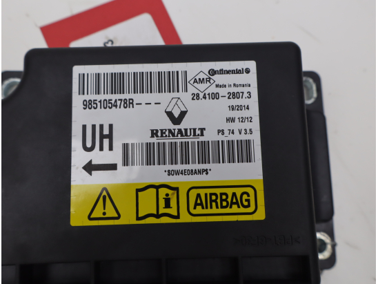 Boitier pyrotechnique occasion RENAULT MEGANE III Phase 2 - 1.5 DCI 110ch