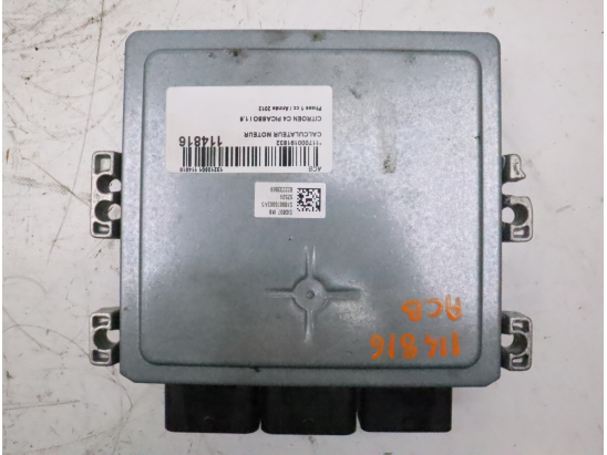 Calculateur moteur occasion CITROEN C4 PICASSO I Phase 1 - 1.6 HDi 8v 110ch