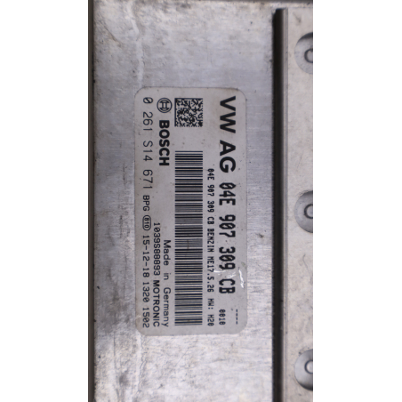 Calculateur moteur occasion VOLKSWAGEN POLO V Phase 2 - 1.0 60ch