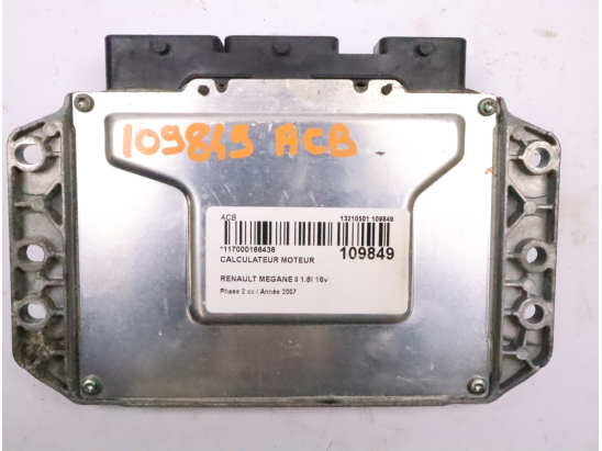 Calculateur moteur occasion RENAULT MEGANE II Phase 2 - 1.6i 16v 110ch