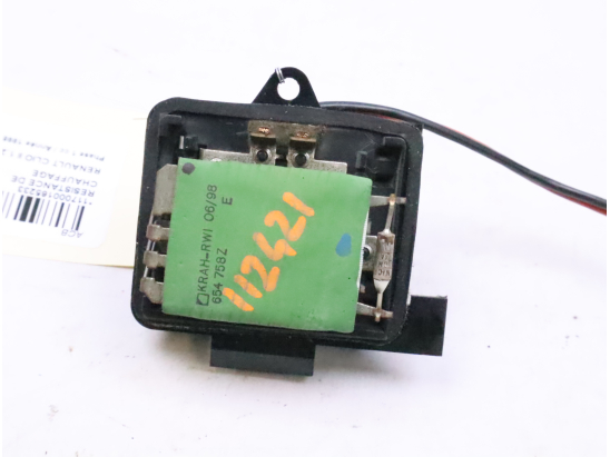 Resistance de chauffage occasion RENAULT CLIO II Phase 1 - 1.2