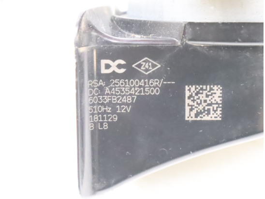 Klaxon  / avertisseur occasion RENAULT TWINGO III Phase 1 - 0.9 TCE 12v 90ch