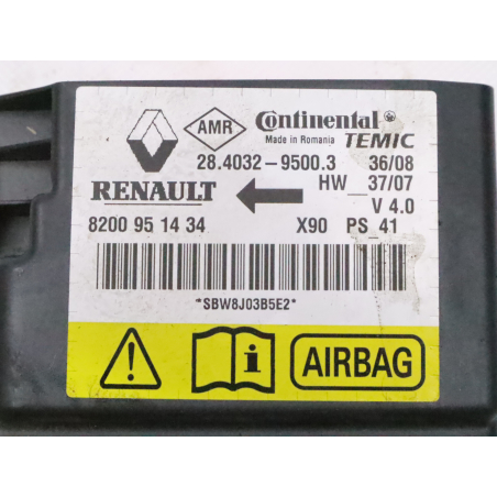 Boitier pyrotechnique occasion DACIA SANDERO I Phase 1 - 1.5 DCI 85ch