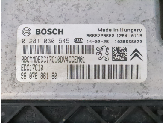 Calculateur moteur occasion PEUGEOT 208 Phase 1 - 1.4 HDI 68ch