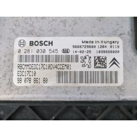 Calculateur moteur occasion PEUGEOT 208 Phase 1 - 1.4 HDI 68ch