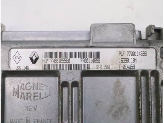 Calculateur moteur occasion RENAULT TWINGO I Phase 2 - 1.2i 60ch