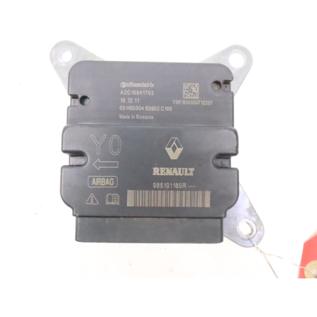 Boitier pyrotechnique occasion RENAULT TWINGO III Phase 1 - 0.9 TCE 12v 90ch