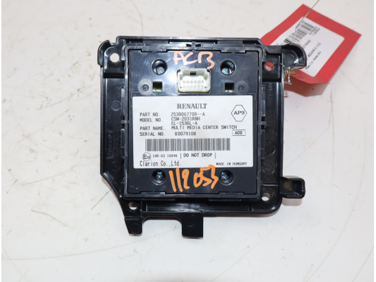 Commande autoradio occasion RENAULT MEGANE III Phase 2 - 1.5 DCI 110ch