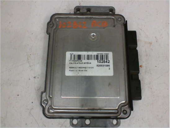 Calculateur moteur occasion RENAULT MEGANE II Phase 1 - 1.9 DCI 120ch