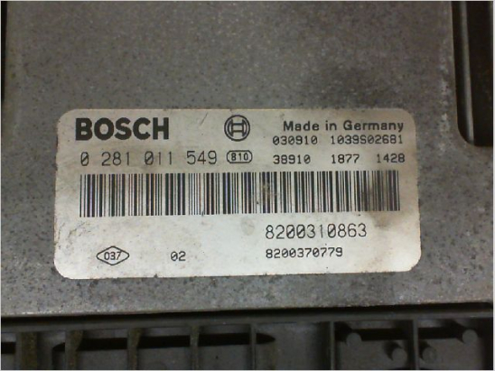 Calculateur moteur occasion RENAULT MEGANE II Phase 1 - 1.9 DCI 120ch