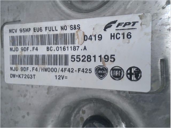 Calculateur moteur occasion FIAT FIORINO III Phase 1 - 1.3 JTD 16v 75ch