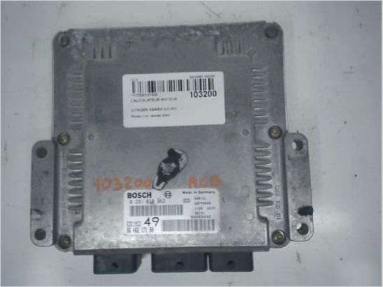 Calculateur moteur occasion CITROEN XSARA Phase 2 - 2.0 HDi 110ch