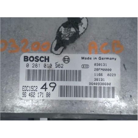 Calculateur moteur occasion CITROEN XSARA Phase 2 - 2.0 HDi 110ch