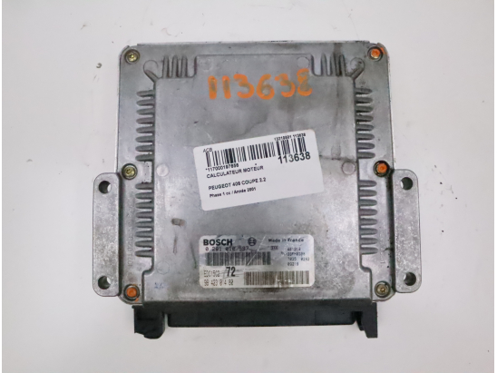 Calculateur moteur occasion PEUGEOT 406 COUPE Phase 1 - 2.2 HDI 133ch