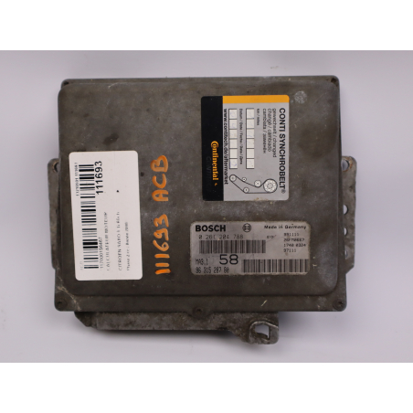 Calculateur moteur occasion CITROEN SAXO Phase 2 - 1.1i 60ch