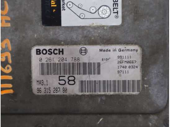 Calculateur moteur occasion CITROEN SAXO Phase 2 - 1.1i 60ch