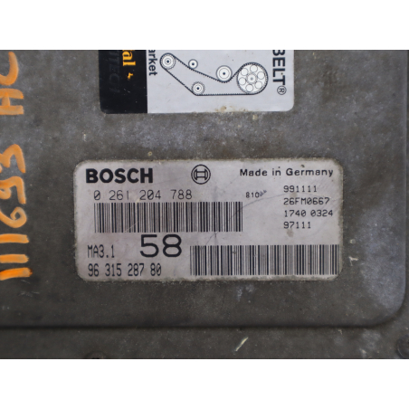 Calculateur moteur occasion CITROEN SAXO Phase 2 - 1.1i 60ch