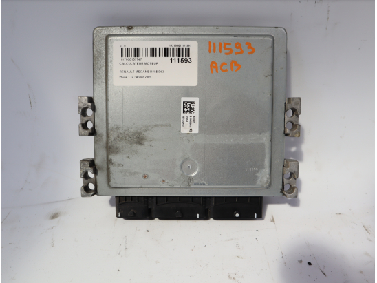 Calculateur moteur occasion RENAULT MEGANE III Phase 1 - 1.5 DCI 105ch