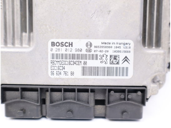 Calculateur moteur occasion CITROEN C4 PICASSO I Phase 1 - 1.6 HDi 16v 110ch
