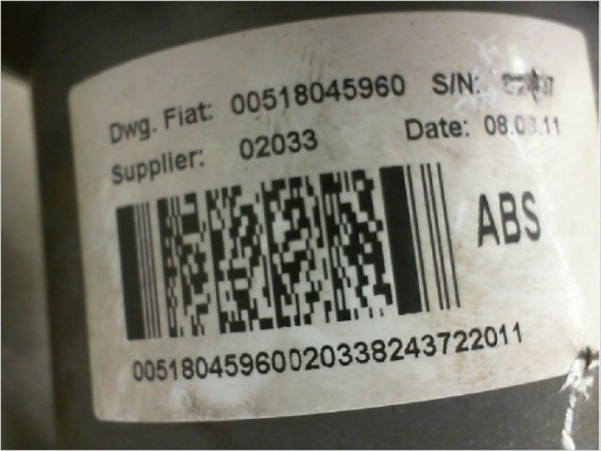 Calculateur abs occasion PEUGEOT BOXER III Phase 1 - 2.2 HDI 100ch