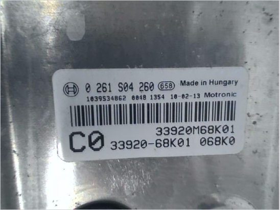 Calculateur moteur occasion NISSAN PIXO Phase 1 - 1.0i 12v 68ch