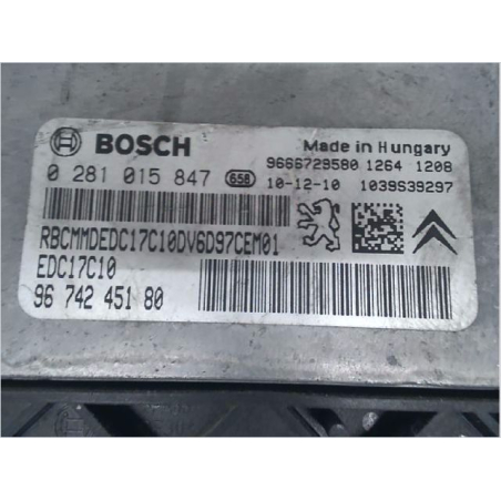 Calculateur moteur occasion PEUGEOT 207 Phase 1 - 1.6 HDI 90ch