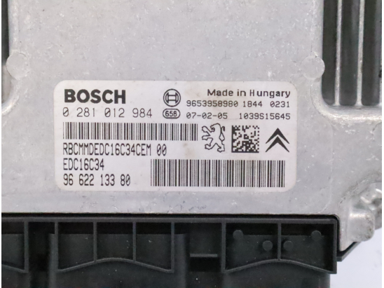 Calculateur moteur occasion PEUGEOT 407 Phase 1 - 1.6 HDI 16v