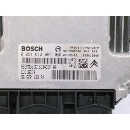Calculateur moteur occasion PEUGEOT 407 Phase 1 - 1.6 HDI 16v