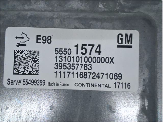 Calculateur moteur occasion OPEL ZAFIRA III Phase 1 - 1.6 CDTI 136ch