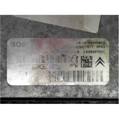 Calculateur moteur occasion PEUGEOT 206 Phase 2 - 1.4 HDI 70ch