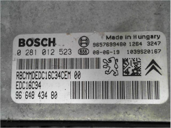 Calculateur moteur occasion CITROEN C3 I Phase 2 - 1.4 HDi 70ch