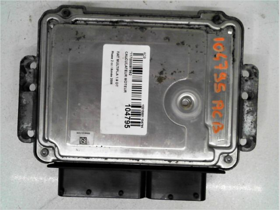 Calculateur moteur occasion FIAT MULTIPLA Phase 2 - 1.9 DT MULTIJET 120ch