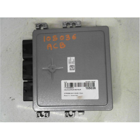 Calculateur moteur occasion CITROEN C4 II Phase 1 - 1.6 HDi 110ch