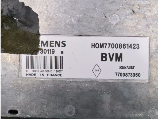 Calculateur moteur occasion RENAULT CLIO I Phase 2 - 1.2