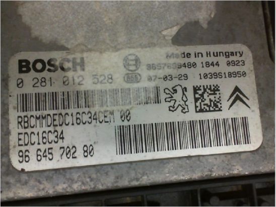 Calculateur moteur occasion PEUGEOT 206 Phase 2 - 1.4 HDI 70ch
